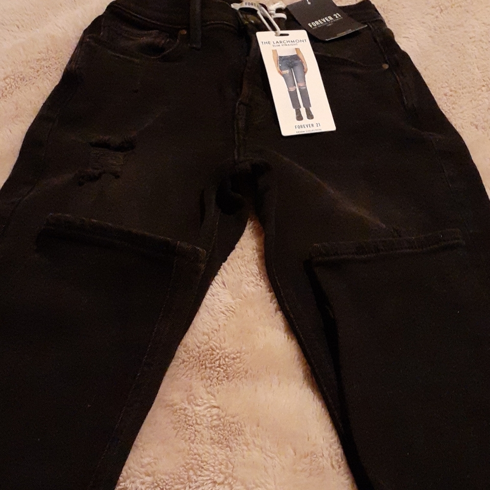 Forever 21 The Larchmont slim straight jeans
